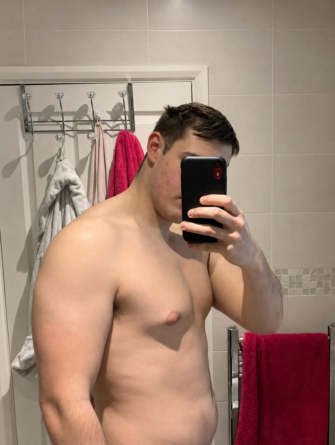 Before photo — starting point of the transformation
